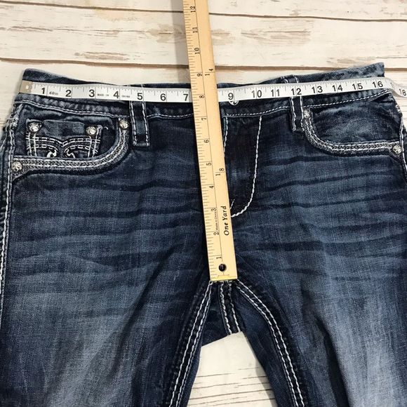Rock Revival Maggie Boot Easy Jeans Size 30 bootcut - Picture 4 of 16